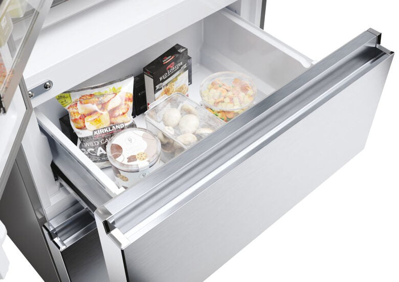 Haier FD 70 Serie 5 HFR5719EWMG frigorifero side-by-side Libera installazione 444 L E Argento