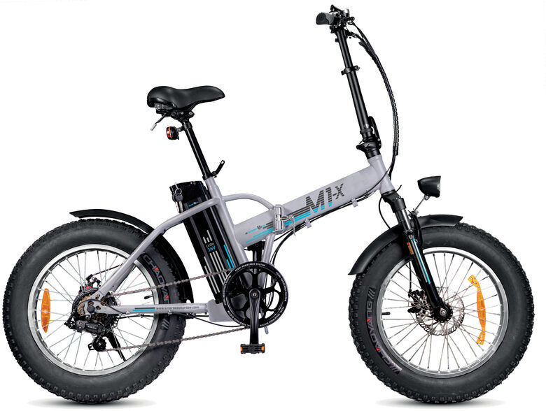 Smartway M1X-R1SC-G bicicletta elettrica Grigio Acciaio 50,8 cm (20") 30 kg Ioni di Litio