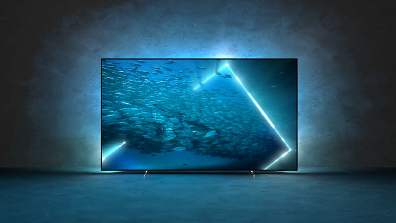Philips 55OLED707/12 TV 139,7 cm (55") 4K Ultra HD Smart TV Wi-Fi Metallico