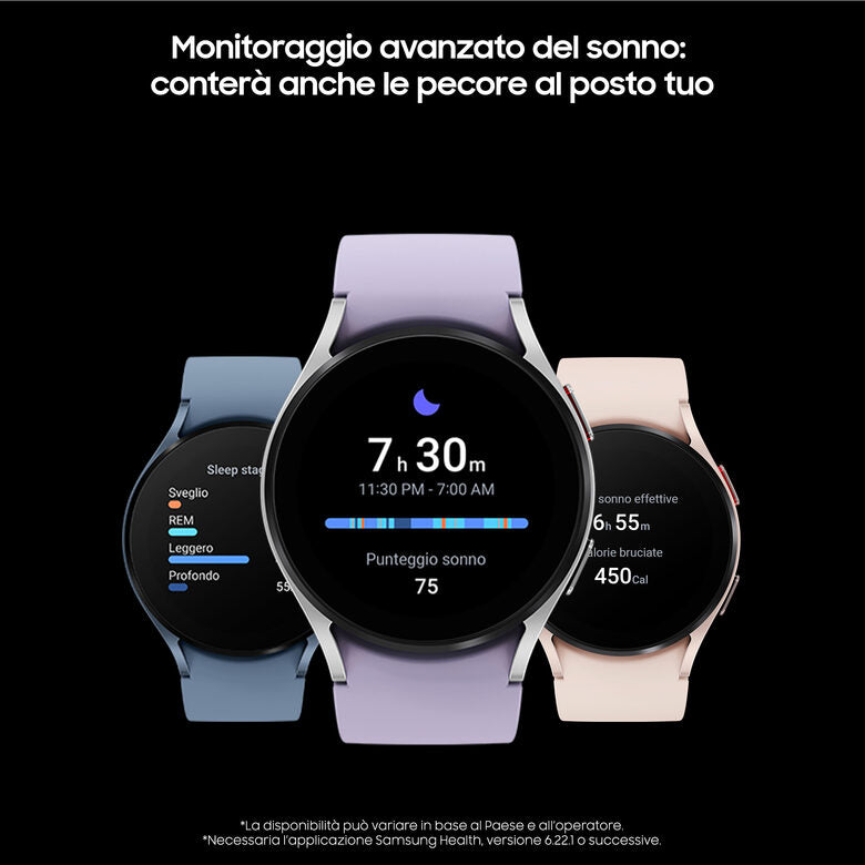 Samsung Galaxy Watch5 40mm Smartwatch Ghiera Touch in Alluminio Memoria 16GB Pink Gold