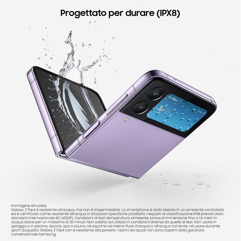 Samsung Galaxy Z Flip4 128GB Pink Gold RAM 8GB Display 1,9" Super AMOLED/6,7" Dynamic AMOLED 2X
