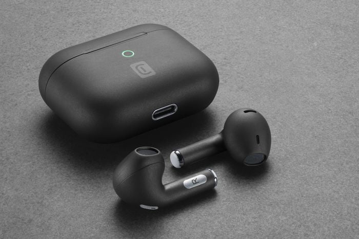 Cellularline CRYSTAL Auricolari Bluetooth® con Environment Noise Cancelling Nero
