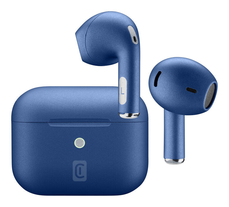 Cellularline CRYSTAL Auricolari Bluetooth® con Environment Noise Cancelling Blu