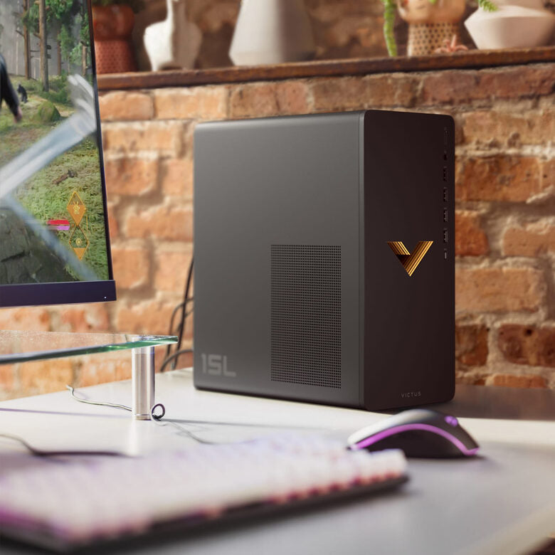 Victus by HP 15L Gaming Desktop TG02-0091nl PC Intel® Core™ i7 i7-12700F 16 GB DDR4-SDRAM 512 GB SSD NVIDIA GeForce RTX 3060 Ti Windows 11 Home Tower Nero