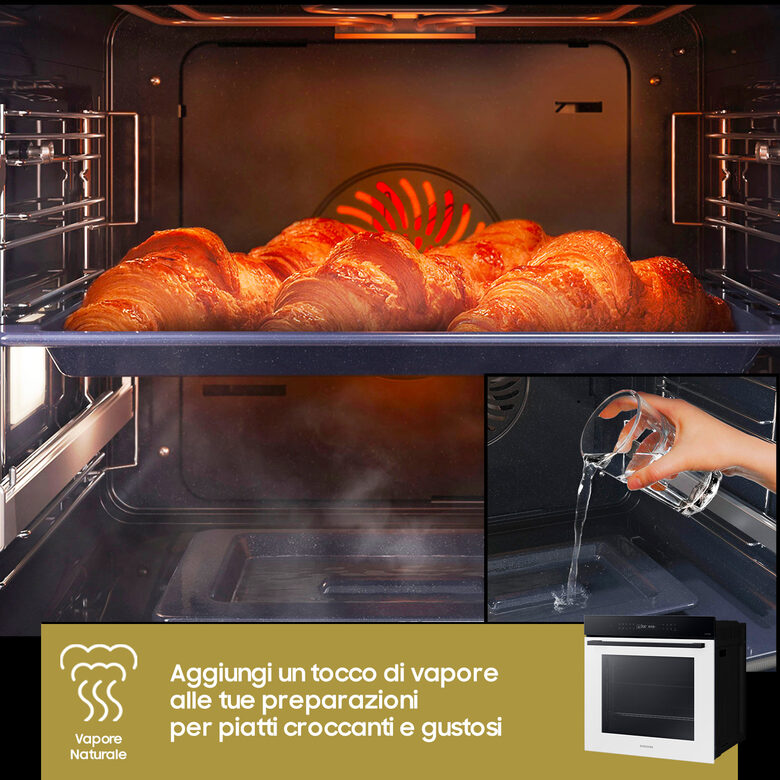 Samsung NV7B4040VBW/U5 Forno a Incasso 76 L 2950 W A+ Bianco