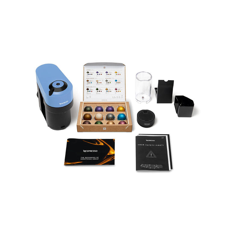 De' Longhi Vertuo Pop ENV90.A Macchina da Caffè in Capsule, Celeste