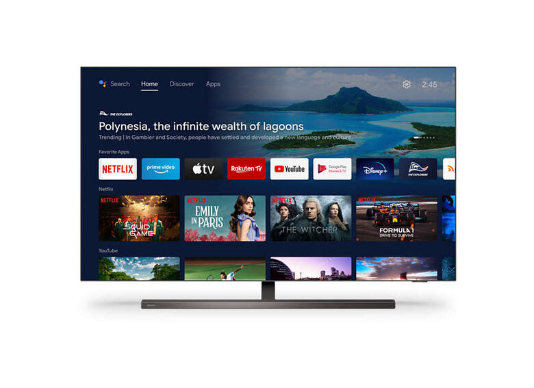 Philips 8 series 55OLED857/12 TV 139,7 cm (55") 4K Ultra HD Smart TV Wi-Fi Metallico