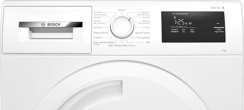 Bosch Serie 4 Asciugatrice a pompa di calore , 7 kg, Cl. A+, con filtro EasyClean