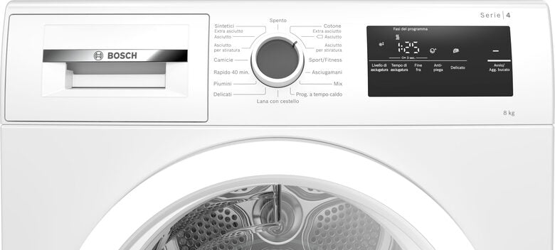 Bosch Serie 4 Asciugatrice a pompa di calore , 8 kg, Cl. A++, con filtro EasyClean
