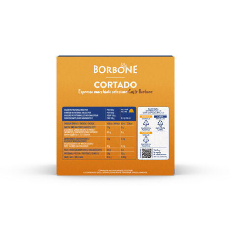 Caffè Borbone Miscela Dolce Re Cortado in capsule 16pz compatibili con macchine a marchio Nescafè® Dolce Gusto®