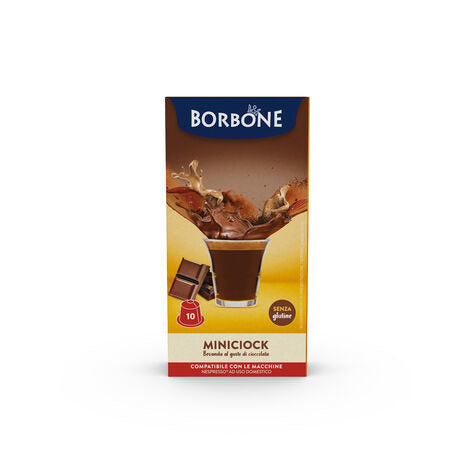Caffè Borbone Miscela Miniciock in capsule 10 pz gusto cioccolato compatibili con macchine a marchio Nespresso®