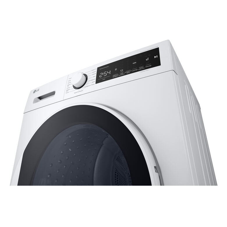 LG Asciugatrice RH80M3AV6R Capacità 8Kg, Classe A++, Tecnologia a Pompa di Calore