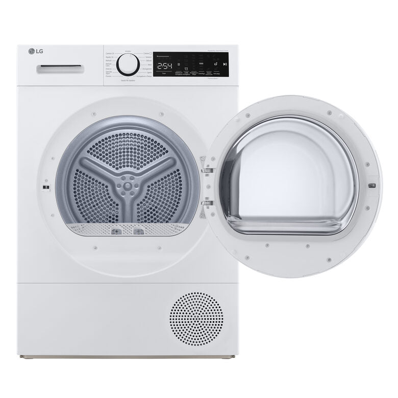 LG Asciugatrice RH80M3AV6R Capacità 8Kg, Classe A++, Tecnologia a Pompa di Calore