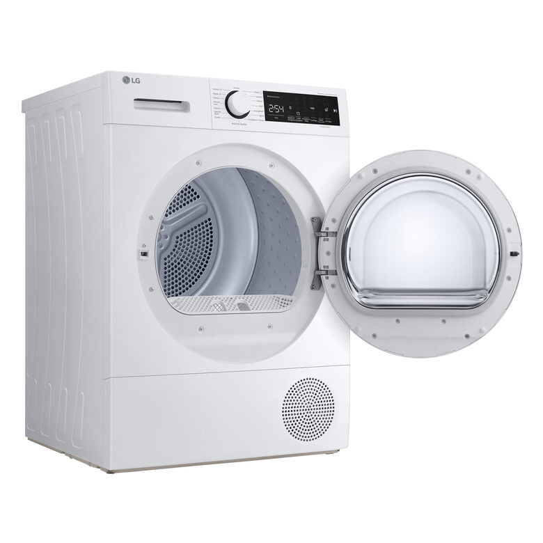 LG Asciugatrice RH80M3AV6R Capacità 8Kg, Classe A++, Tecnologia a Pompa di Calore