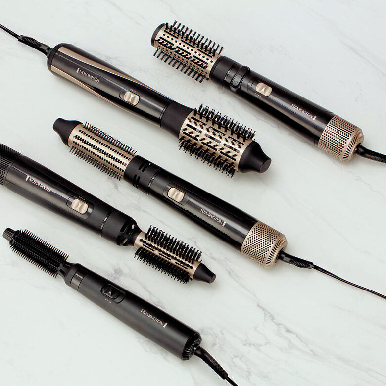 Remington AS7500 Spazzola ad aria calda Caldo Nero, Champagne 1000 W 1,8 m