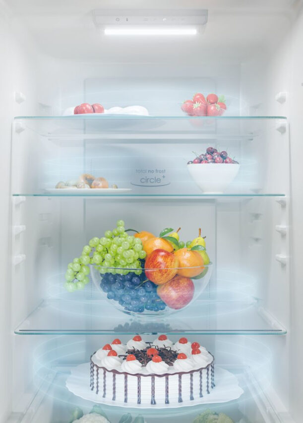 Candy Fresco CCE3T618EW frigorifero con congelatore Libera installazione 341 L E Bianco