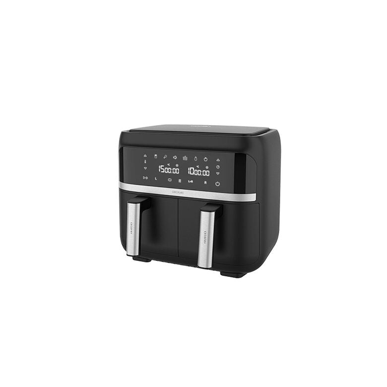 Cecotec 04338 friggitrice Doppia 9 L Indipendente 2850 W Friggitrice ad aria calda Nero