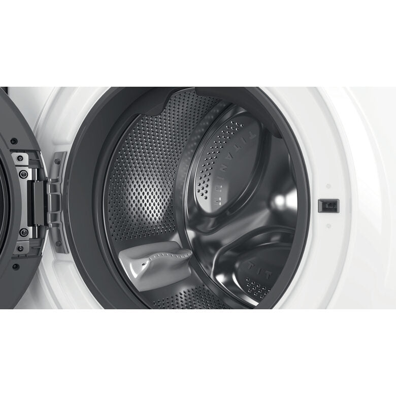 Hotpoint NDB 10736 WA IT lavasciuga Libera installazione Caricamento frontale Bianco D
