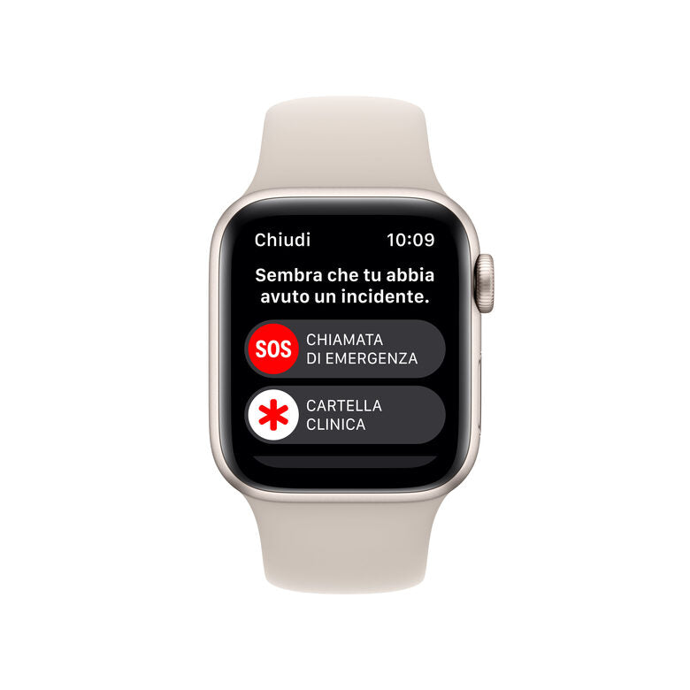 Apple Watch SE GPS 40mm Cassa in Alluminio color Galassia con Cinturino Sport Band Galassia - Regular