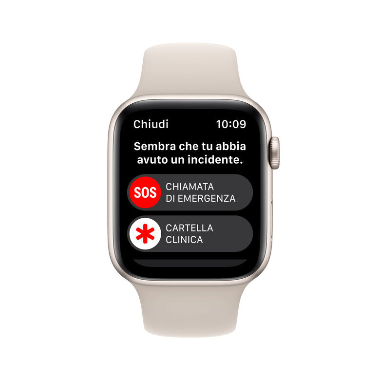 Apple Watch SE GPS 44mm Cassa in Alluminio color Galassia con Cinturino Sport Band Galassia - Regular