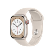 Apple Watch Series 8 GPS + Cellular 41mm Cassa in Alluminio color Galassia con Cinturino Sport Band Galassia - Regular