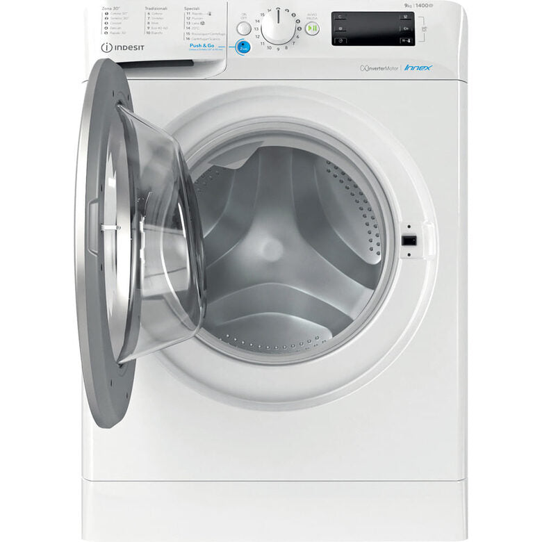 Indesit BWE 91486X WS IT lavatrice Caricamento frontale 9 kg 1400 Giri/min A Bianco