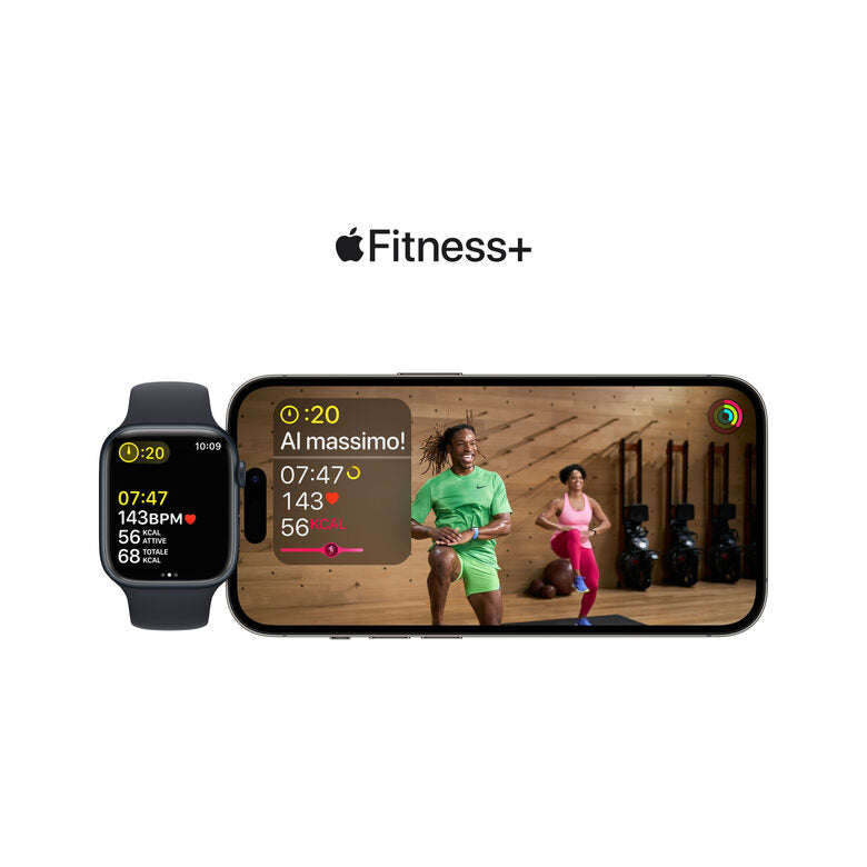 Apple Watch Ultra GPS + Cellular, 49mm Cassa in Titanio con Cinturino Alpine Loop Arancione - Medium