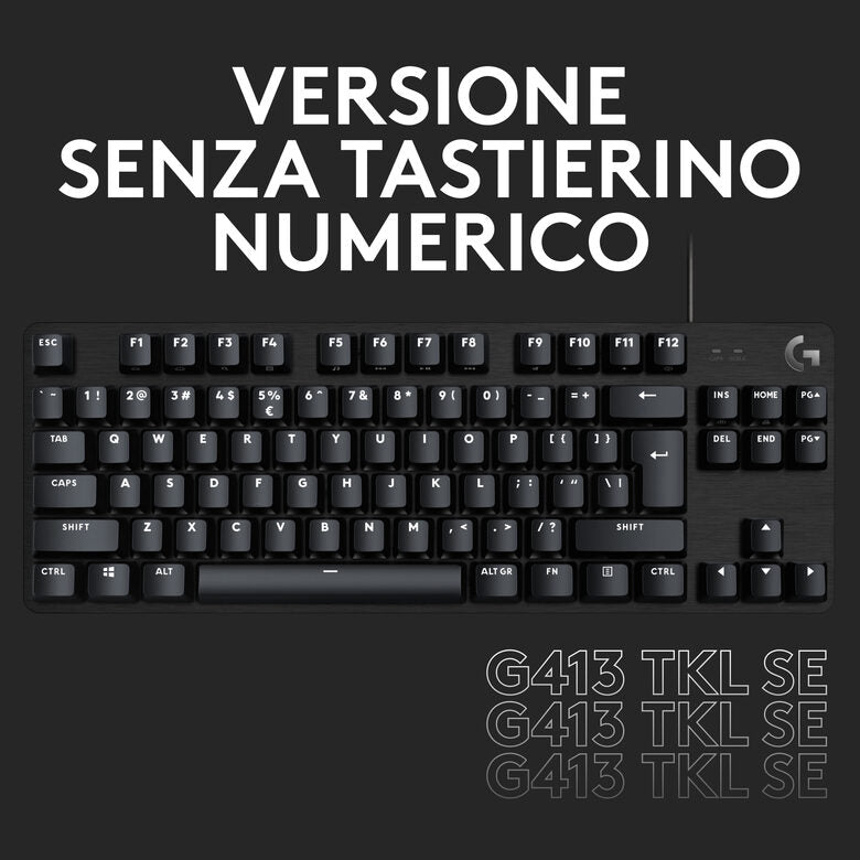 Logitech G G413 SE tastiera USB QWERTY Italiano Nero