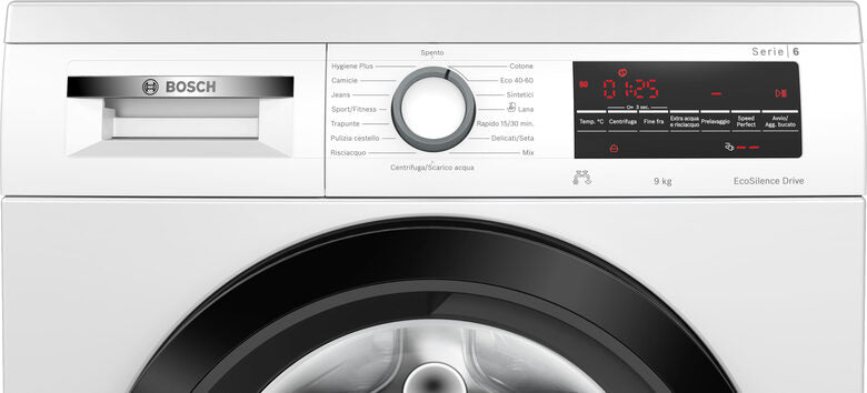 Bosch WUU28T29IT Lavatrice a Carica Frontale, Serie 6, 9 Kg, 1400 Giri, Classe A