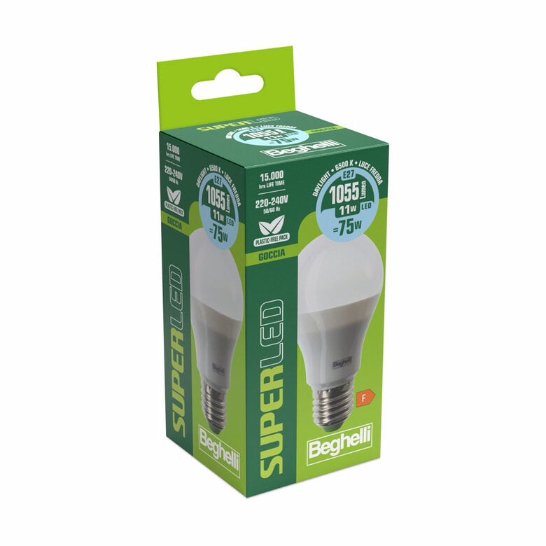 Beghelli SuperLED Lampadina a risparmio energetico 11 W E27 F