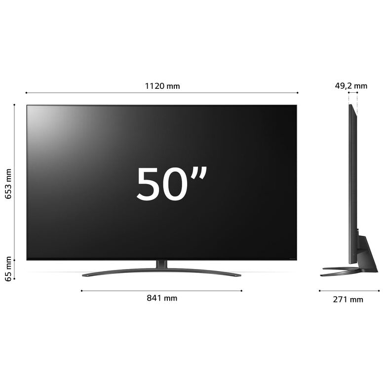 LG NanoCell 50'' Serie NANO82 50NANO826QB 4K Smart TV