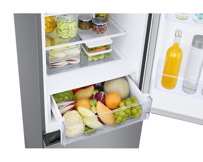 Samsung RB38C600DSA/EF Frigorifero Combinato A Libera Installazione, No Frost, SmartThings AI Energy Mode, Tecnologia Spacemax™, Classe D, Acciaio Inox