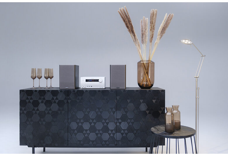 Kenwood M-822DAB Microsistema audio per la casa 50 W Nero, Bianco