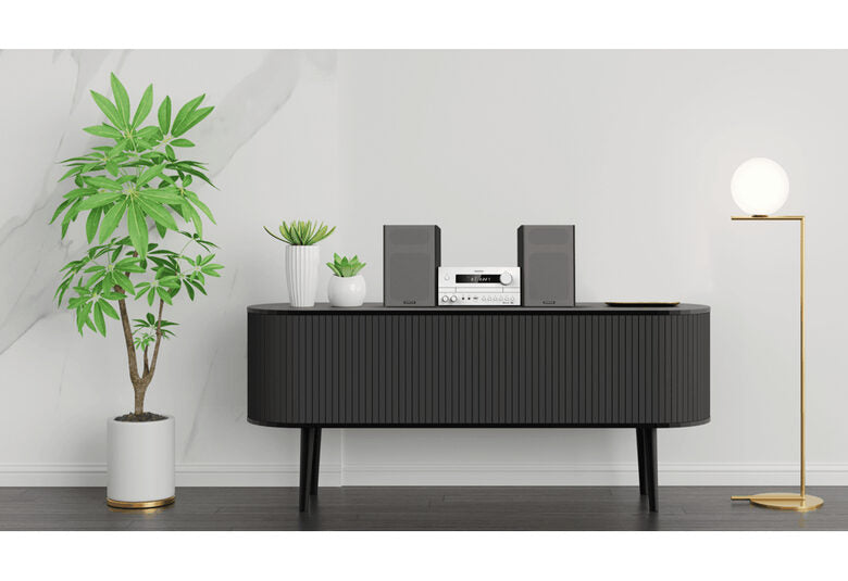 Kenwood M-822DAB Microsistema audio per la casa 50 W Nero, Bianco