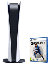 Sony PlayStation 5 Digital Edition + FIFA 23 825 GB Wi-Fi Nero, Bianco