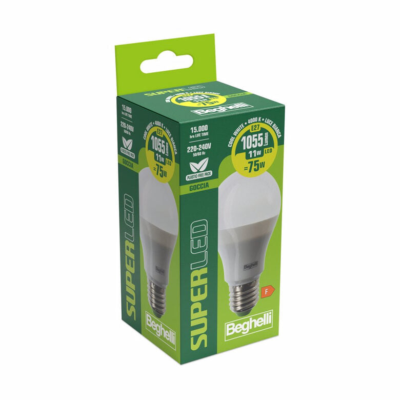 Beghelli SuperLED Lampadina a risparmio energetico 11 W E27 F