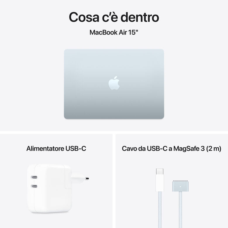Apple MacBook Air 15'' M4 chip 10-core CPU 10-core GPU, 16GB, 256GB SSD - Celeste