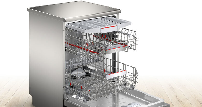 Bosch Serie 6 SMS6ZCI16E Lavastoviglie da libera installazione 60 cm Acciaio Classe B