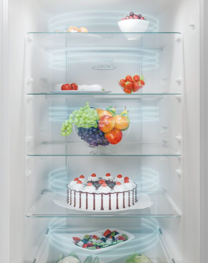 Candy Frigorifero CCE3T620ES Silver E Nofrost