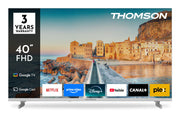 Thomson 40FG2S15W Tv Led 40" Pollici Full HD Google Tv Bianco
