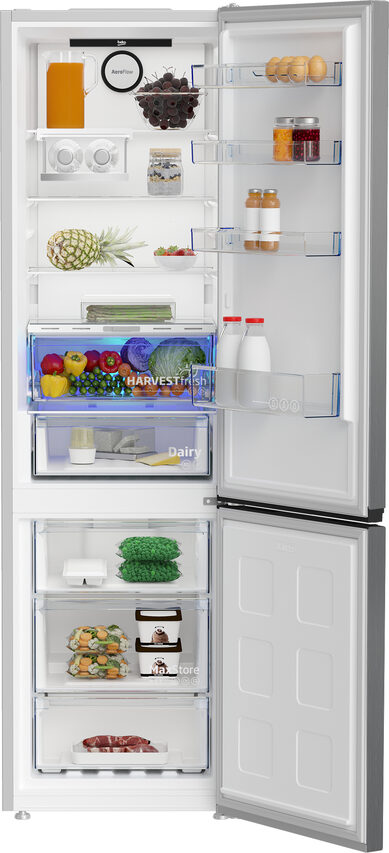 Beko B5RCNE406HXB frigorifero con congelatore Libera installazione 355 L C Metallico