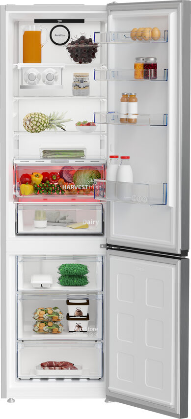 Beko B5RCNE406HXB frigorifero con congelatore Libera installazione 355 L C Metallico