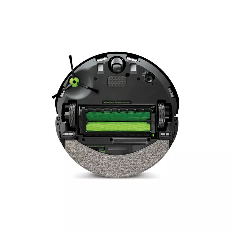 iRobot Roomba Combo j7 Aspirapolvere Robot Senza sacchetto Nero, Acciaio inossidabile