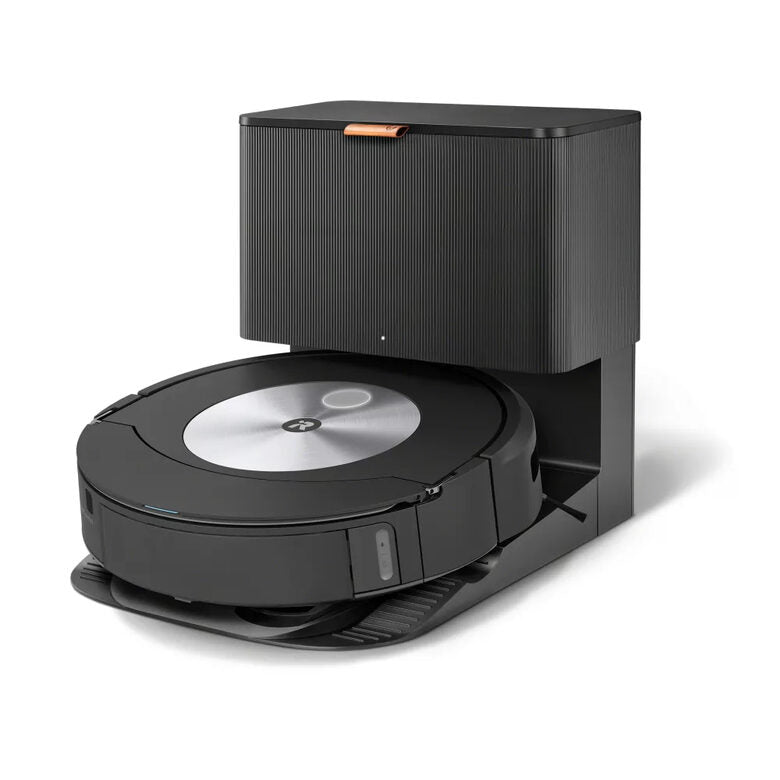 iRobot Roomba Combo j7+ Aspirapolvere Robot Senza sacchetto Nero, Acciaio inossidabile