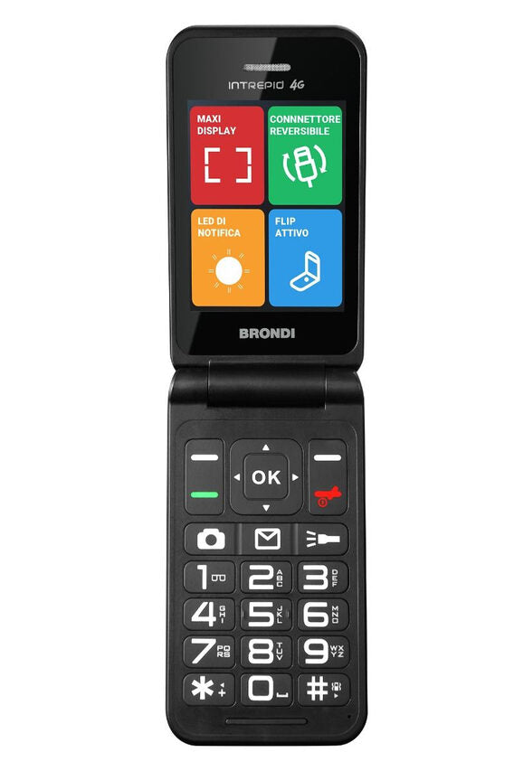 Brondi Intrepid 4G 7,11 cm (2.8") Verde Telefono di livello base