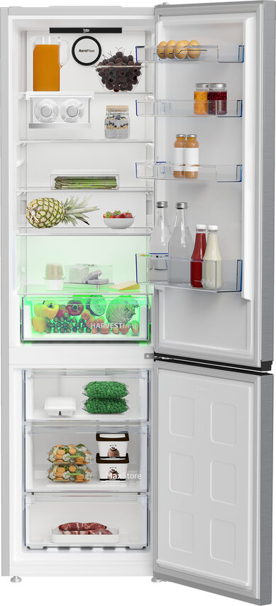 Beko B5RCNE405HXB frigorifero con congelatore Libera installazione 355 L D Metallico