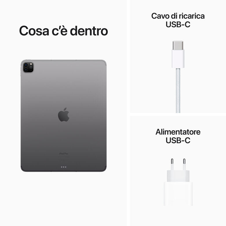 Apple iPad 12.9-pollici Pro Wi‑Fi + Cellular 256GB - Grigio Siderale