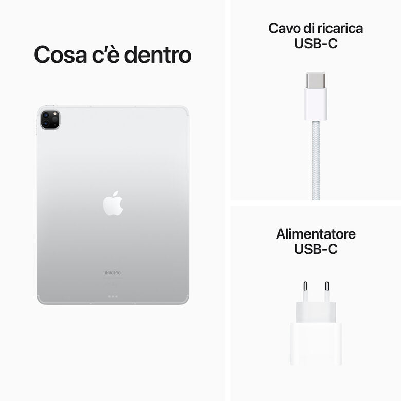 Apple iPad 12.9-pollici Pro Wi‑Fi + Cellular 128GB - Argento