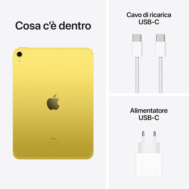 Apple iPad (10^gen.) 10.9 Wi-Fi + Cellular 256GB - Giallo