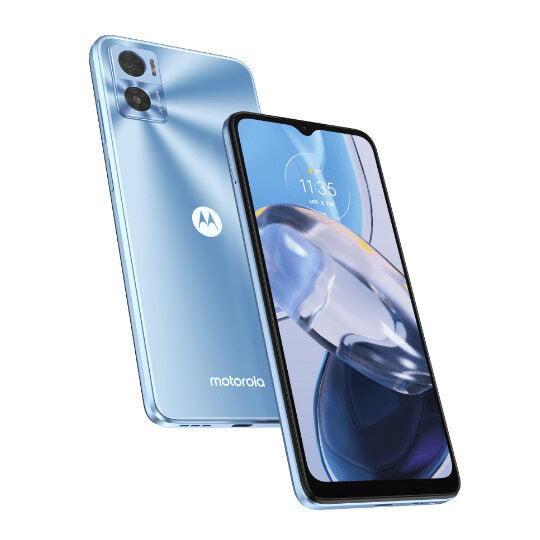 Motorola Moto E 22 16,5 cm (6.5") Dual SIM ibrida Android 12 4G USB tipo-C 3 GB 32 GB 4020 mAh Blu